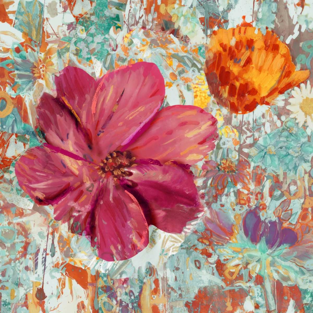 Flower Gathering II art print by Rea Kelly for $57.95 CAD