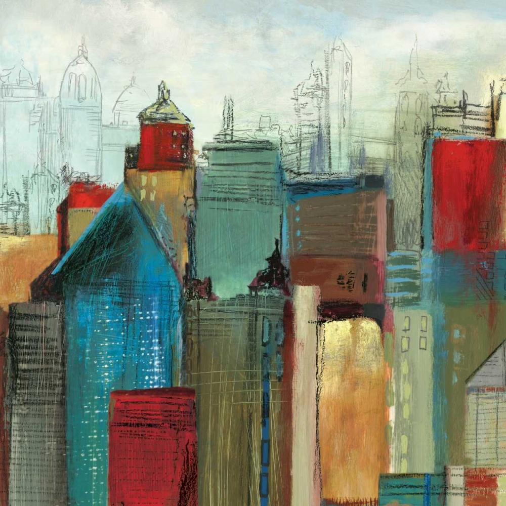 Sunlight City I art print by Tom Reeves for $57.95 CAD