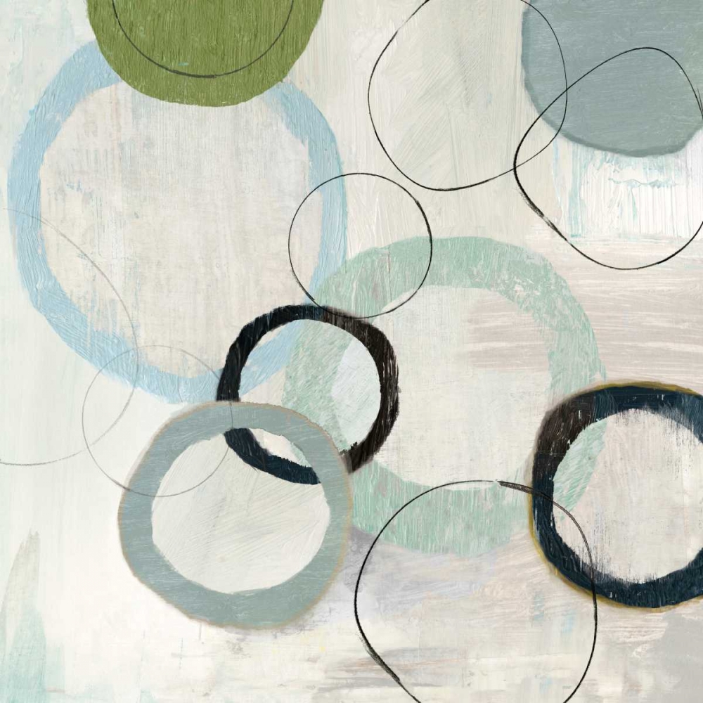 Soft Blue Rings II art print by Tom Reeves for $57.95 CAD