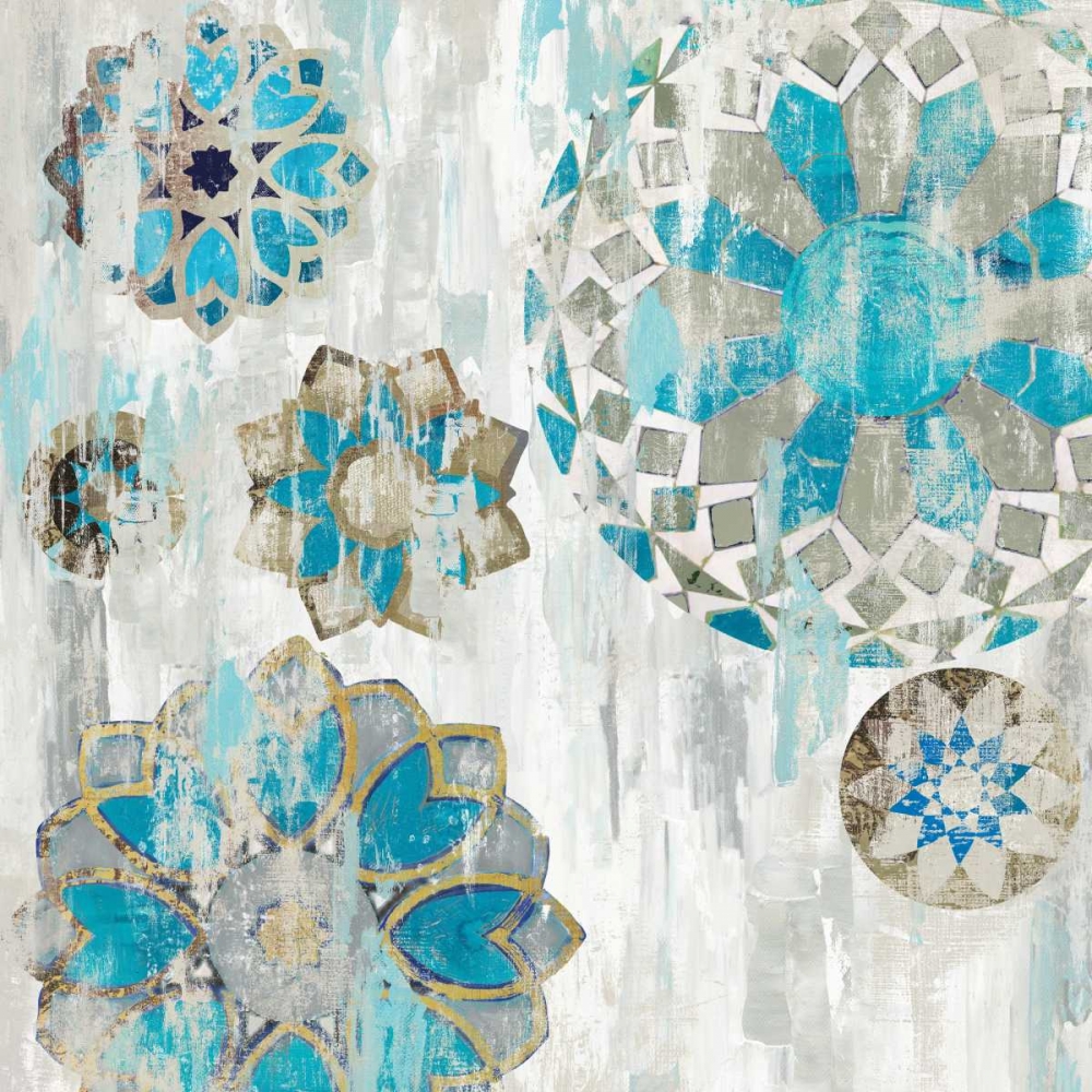 Suzani Blue I art print by Tom Reeves for $57.95 CAD