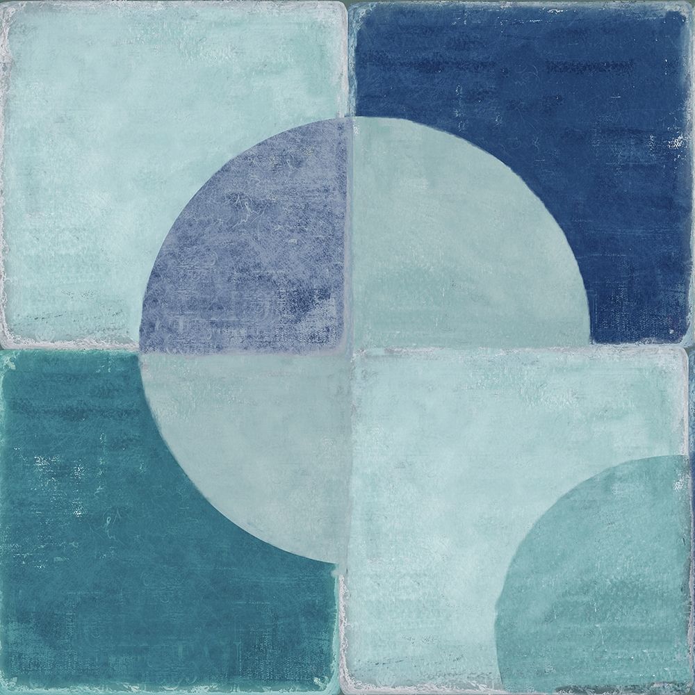 Blue Tiles I  art print by Tom Reeves for $57.95 CAD