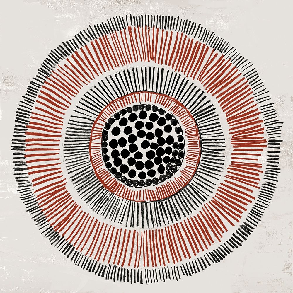 Round Tribal II art print by Tom Reeves for $57.95 CAD
