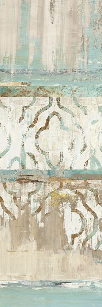 Teal Patchwork II art print by Tom Reeves for $57.95 CAD