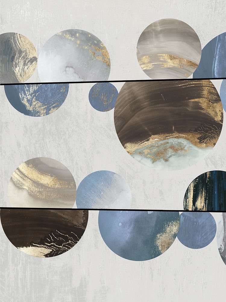 Blue Marbles I Blue Version art print by Tom Reeves for $57.95 CAD