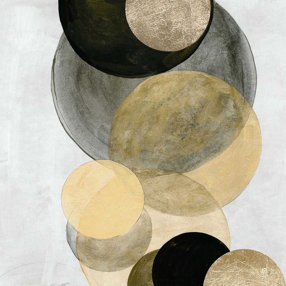 Gold Circles II art print by Tom Reeves for $57.95 CAD