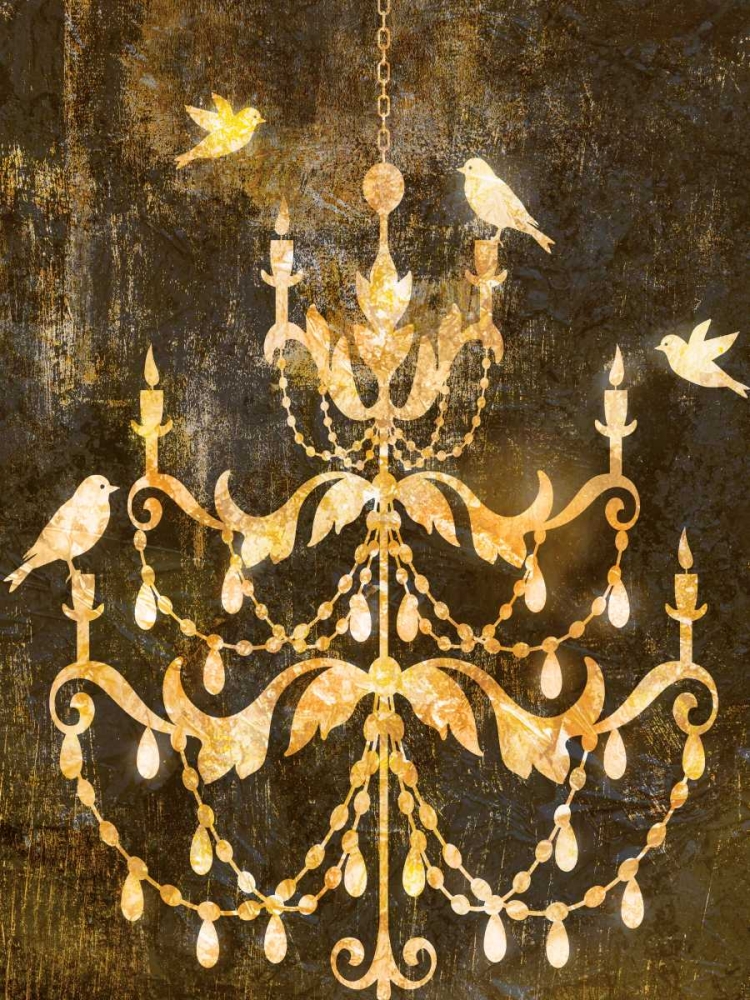 Deco Gold Distress I art print by Edward Selkirk for $57.95 CAD