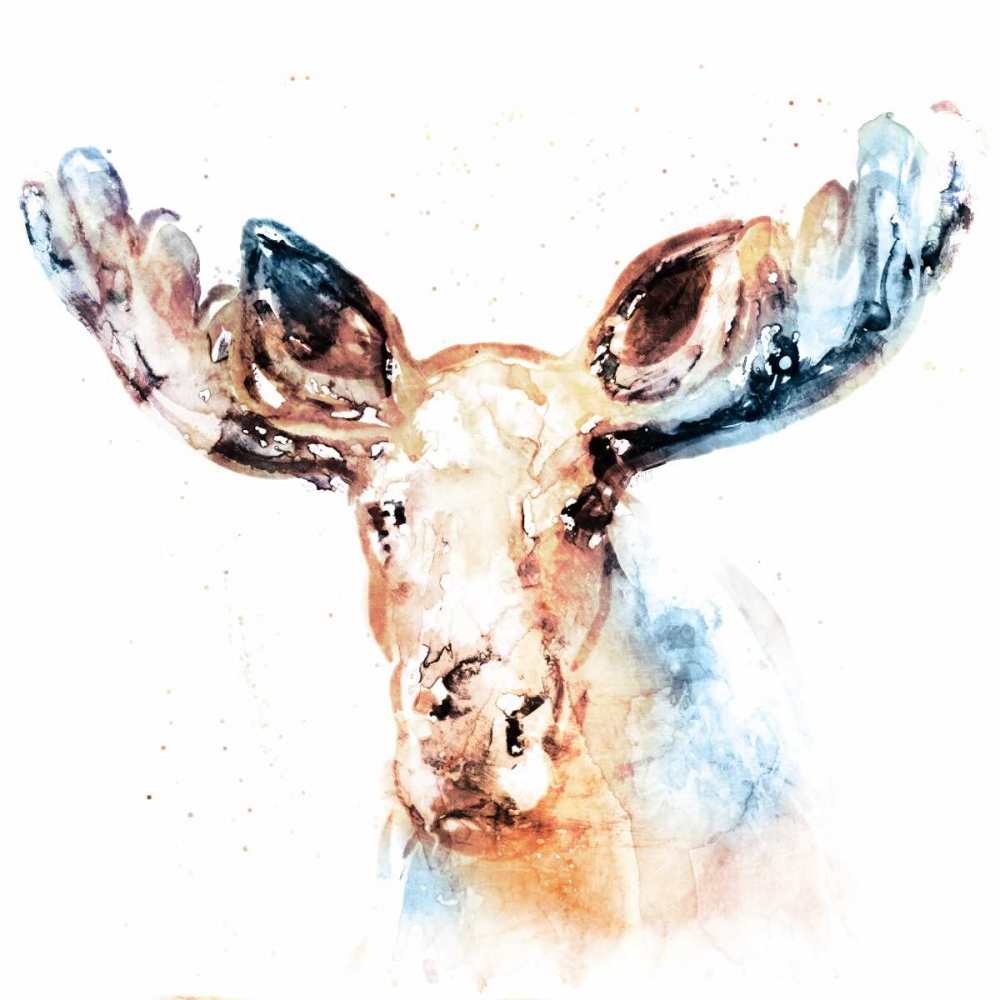 Watercolour Moose art print by Edward Selkirk for $57.95 CAD
