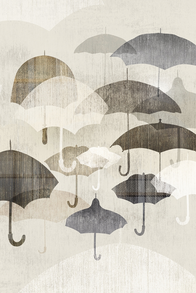 Umbrella Rain II art print by Edward Selkirk for $57.95 CAD