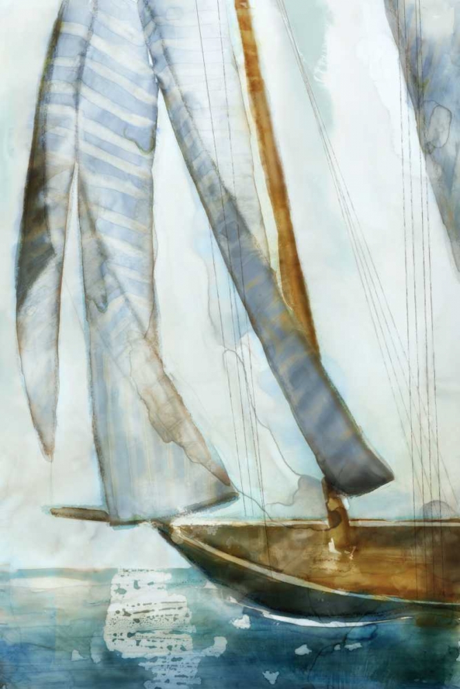 Sail Boat Blues I art print by Edward Selkirk for $57.95 CAD