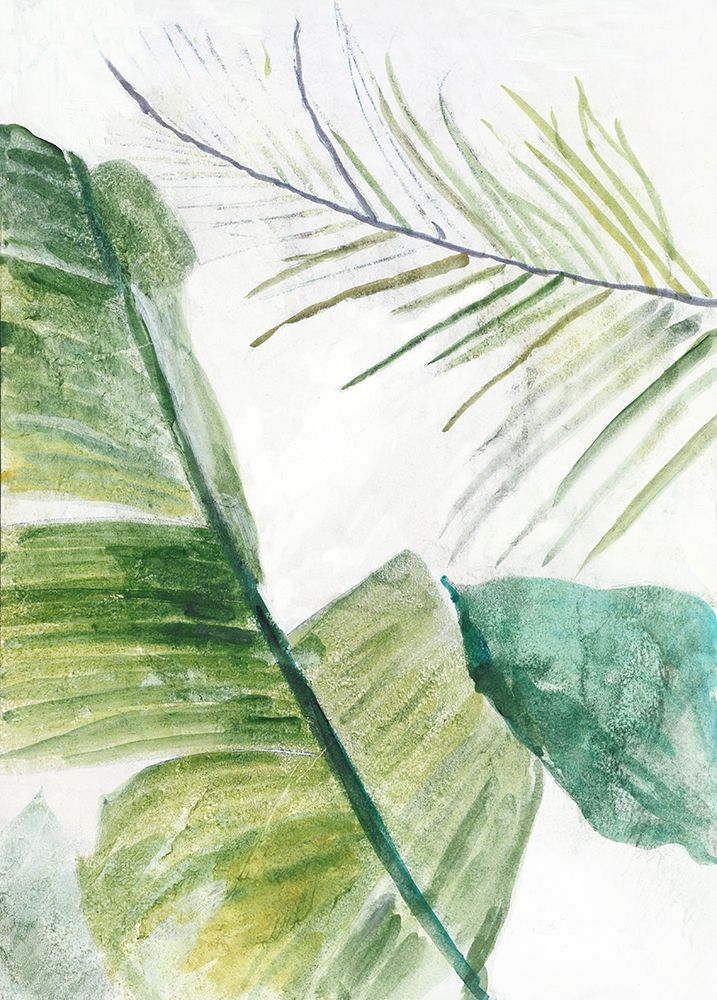 Tropical Greenary II art print by Matina Theodosiou for $57.95 CAD