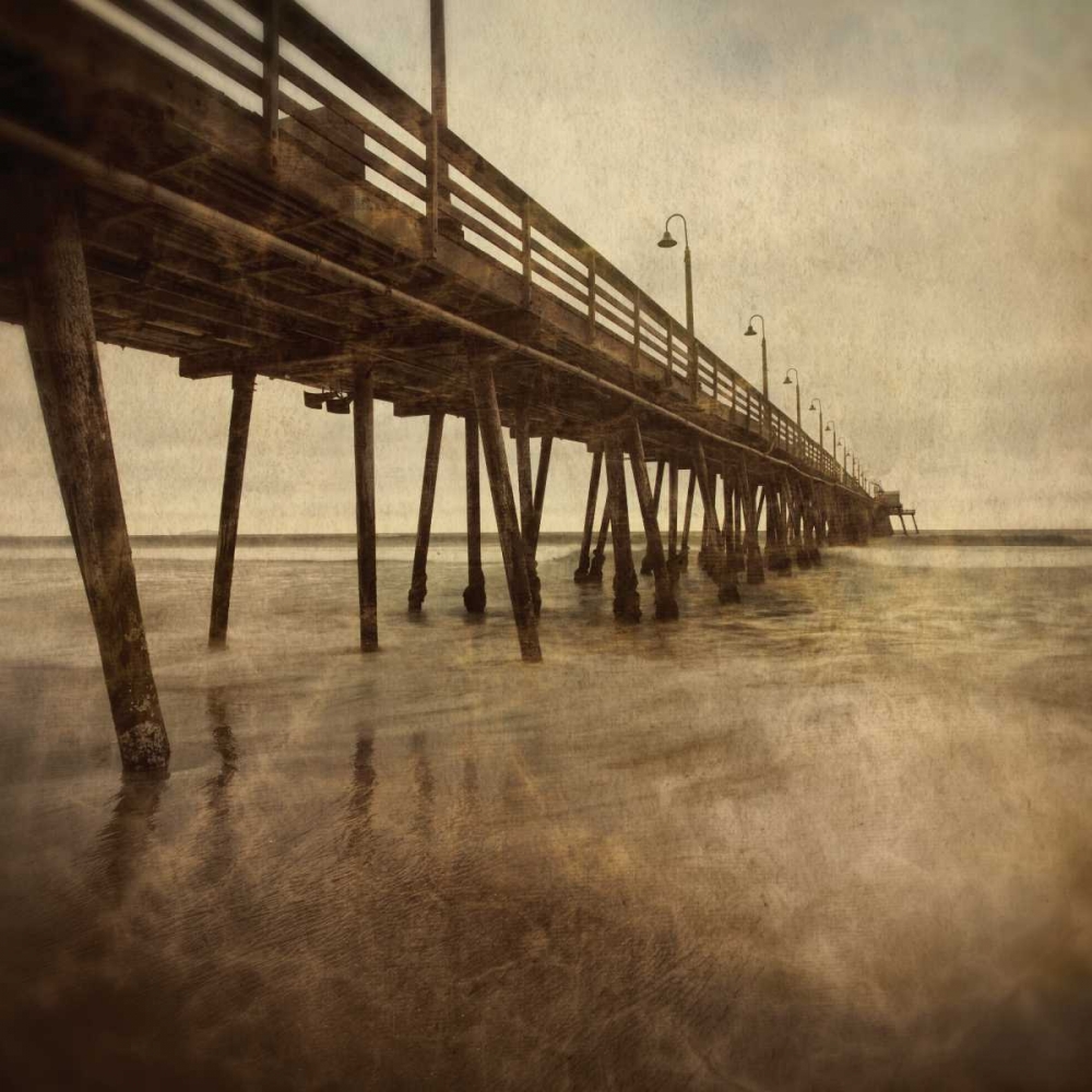 Vintage Pier I art print by Ryan Hartson-Weddle for $57.95 CAD