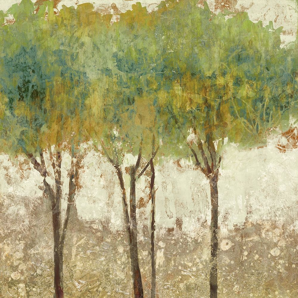 Trees in Green art print by Wendy Kroeker for $57.95 CAD