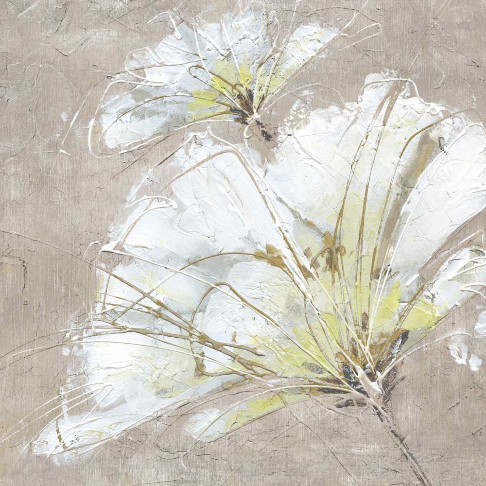 White Flowers III art print by Wendy Kroeker for $57.95 CAD