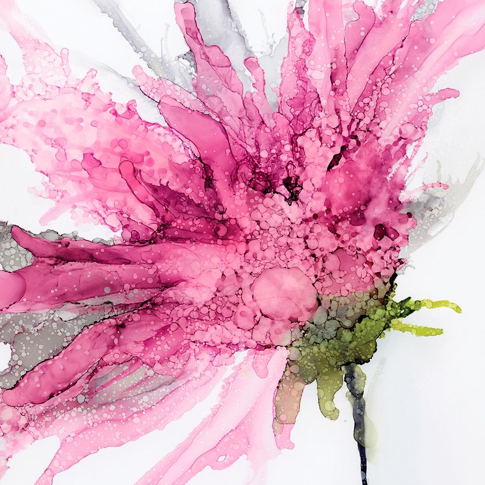 Pink Spider Flower art print by Wendy Kroker for $57.95 CAD