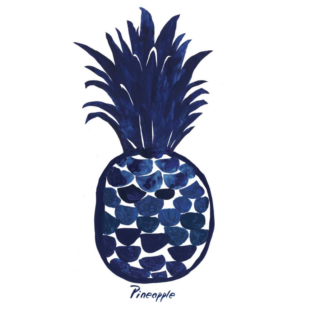Indigo Pineapple art print by Aimee Wilson for $57.95 CAD