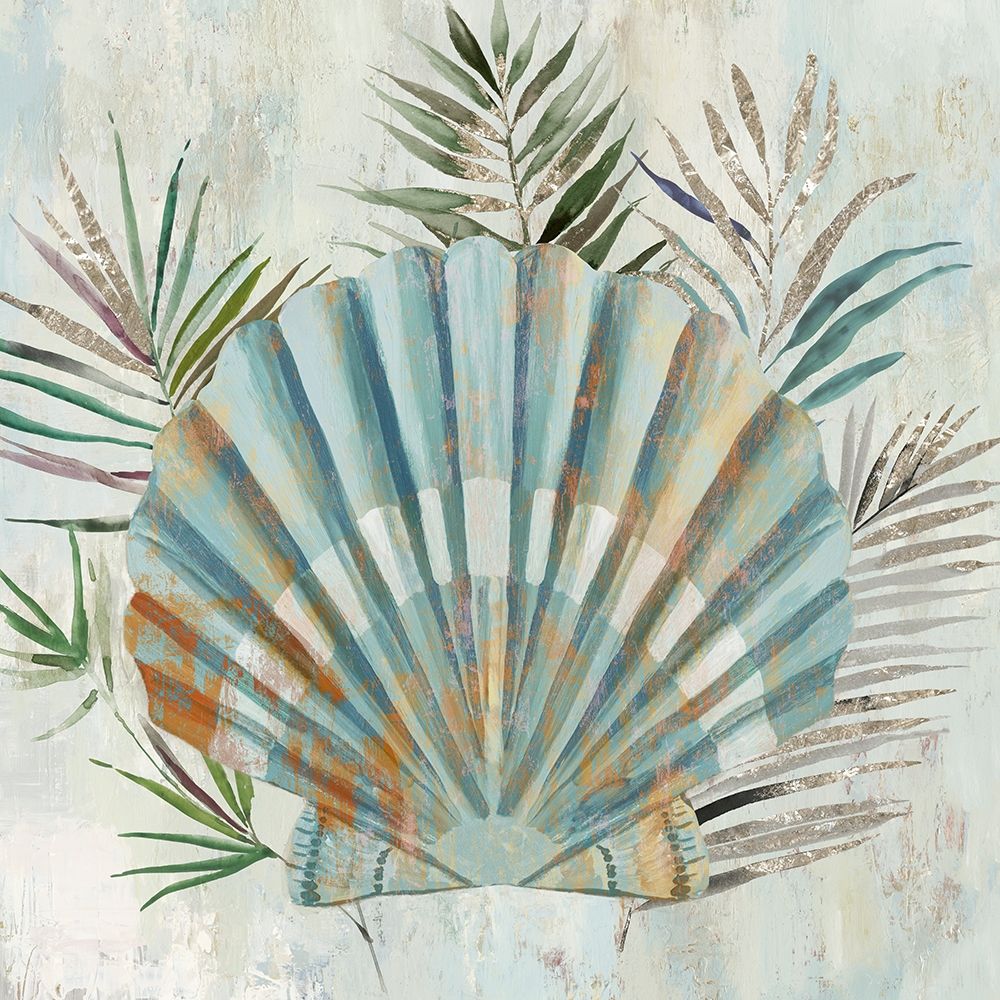 Turquoise Shell II art print by Aimee Wilson for $57.95 CAD