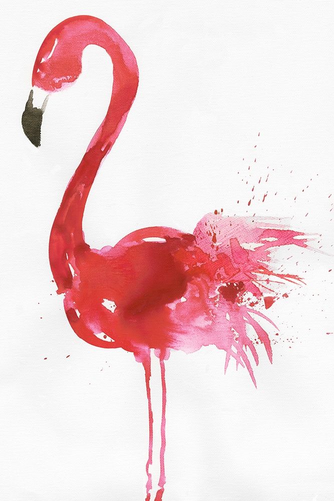 Flamingo Portrait I art print by Aimee Wilson for $57.95 CAD