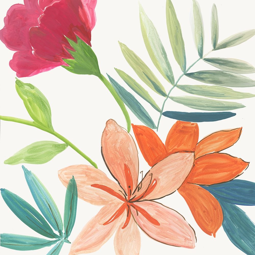 Tropical Florals  art print by Aimee Wilson for $57.95 CAD