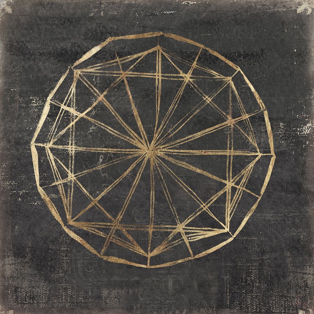 Golden Wheel I  art print by Aimee Wilson for $57.95 CAD