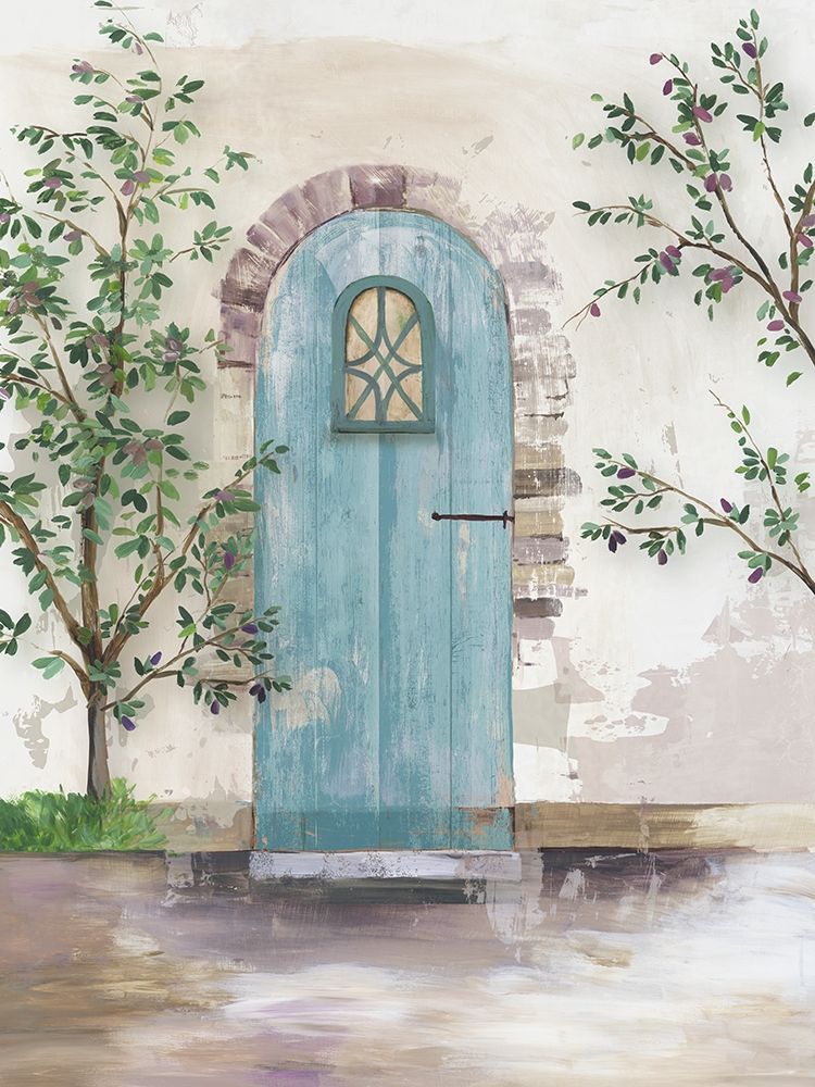 Arch Door with Olive Tree art print by Aimee Wilson for $57.95 CAD