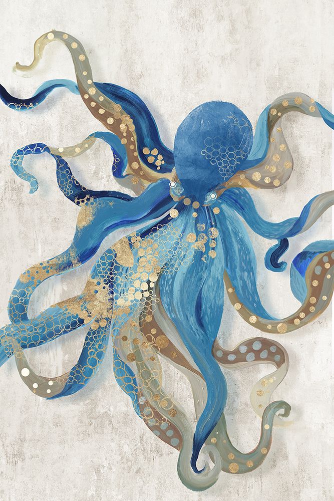 Blue Octopus  art print by Aimee Wilson for $57.95 CAD