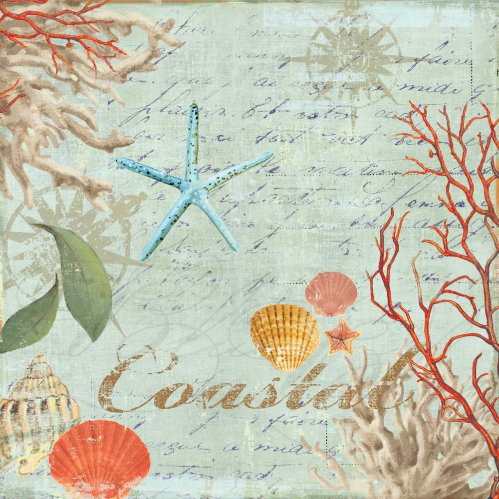 Coastal - Mini art print by Aimee Wilson for $57.95 CAD