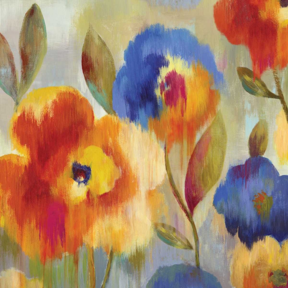 Ikat Florals II art print by Aimee Wilson for $57.95 CAD