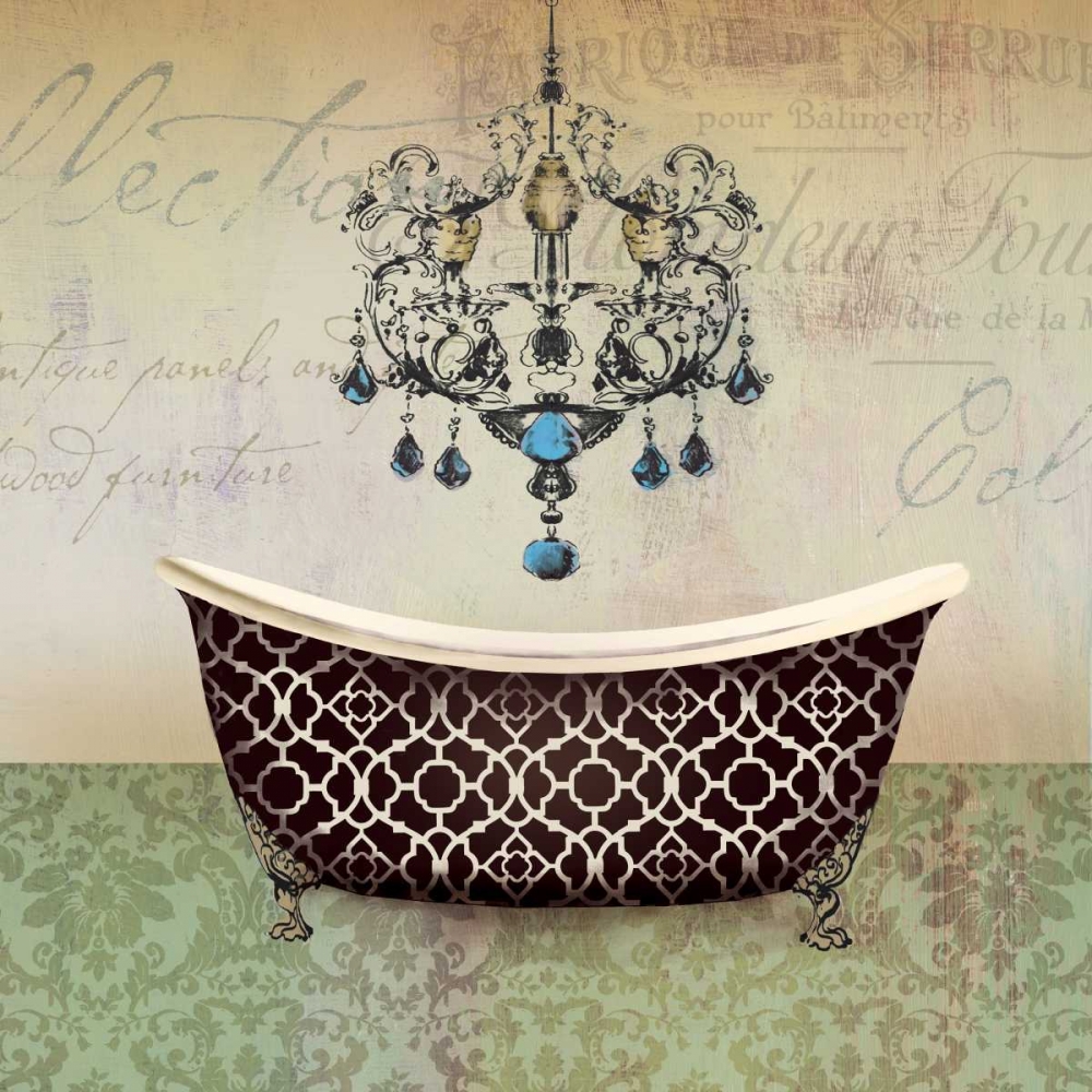 French Vintage Bath I - Mini art print by Aimee Wilson for $57.95 CAD