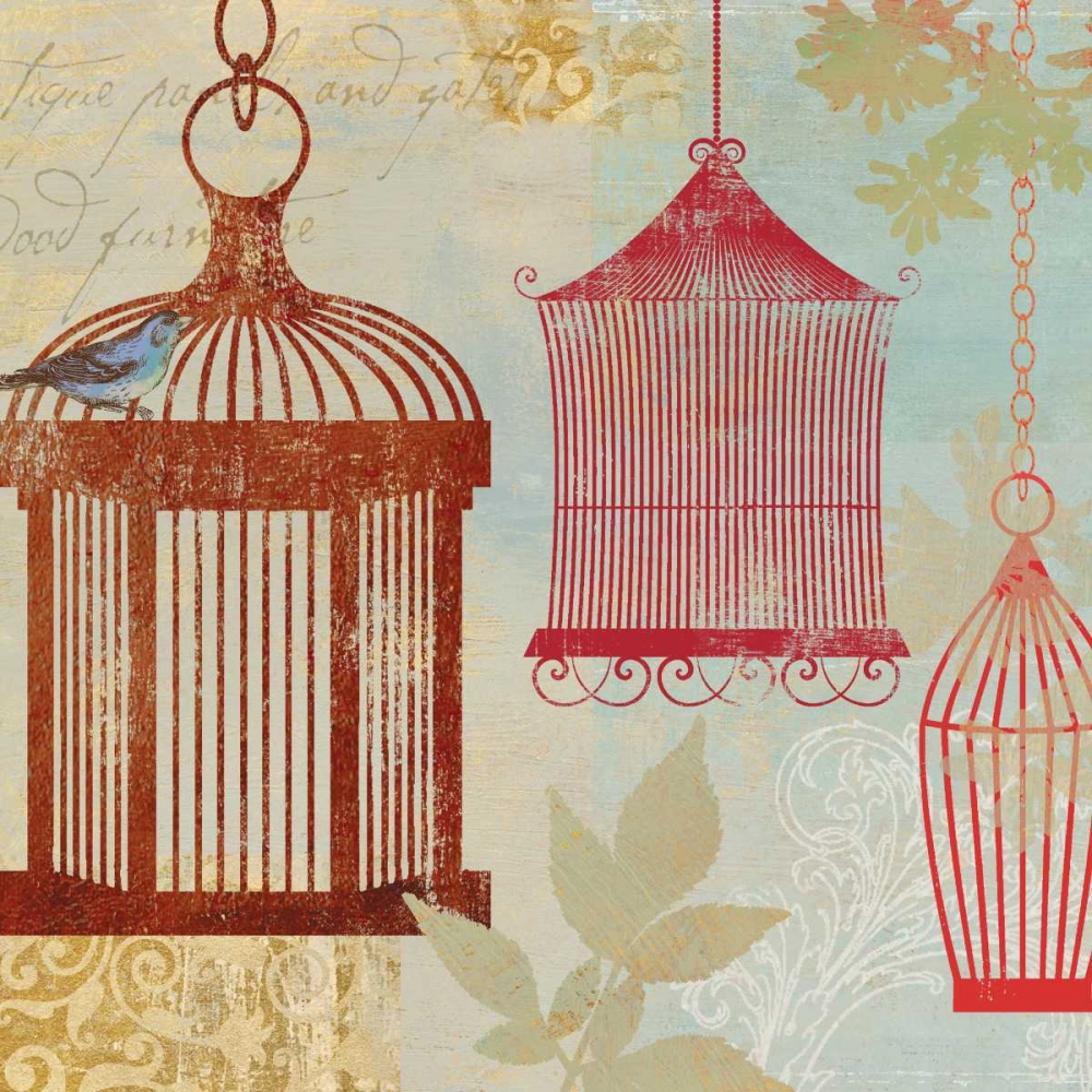 Bird on a Cage II art print by Aimee Wilson for $57.95 CAD
