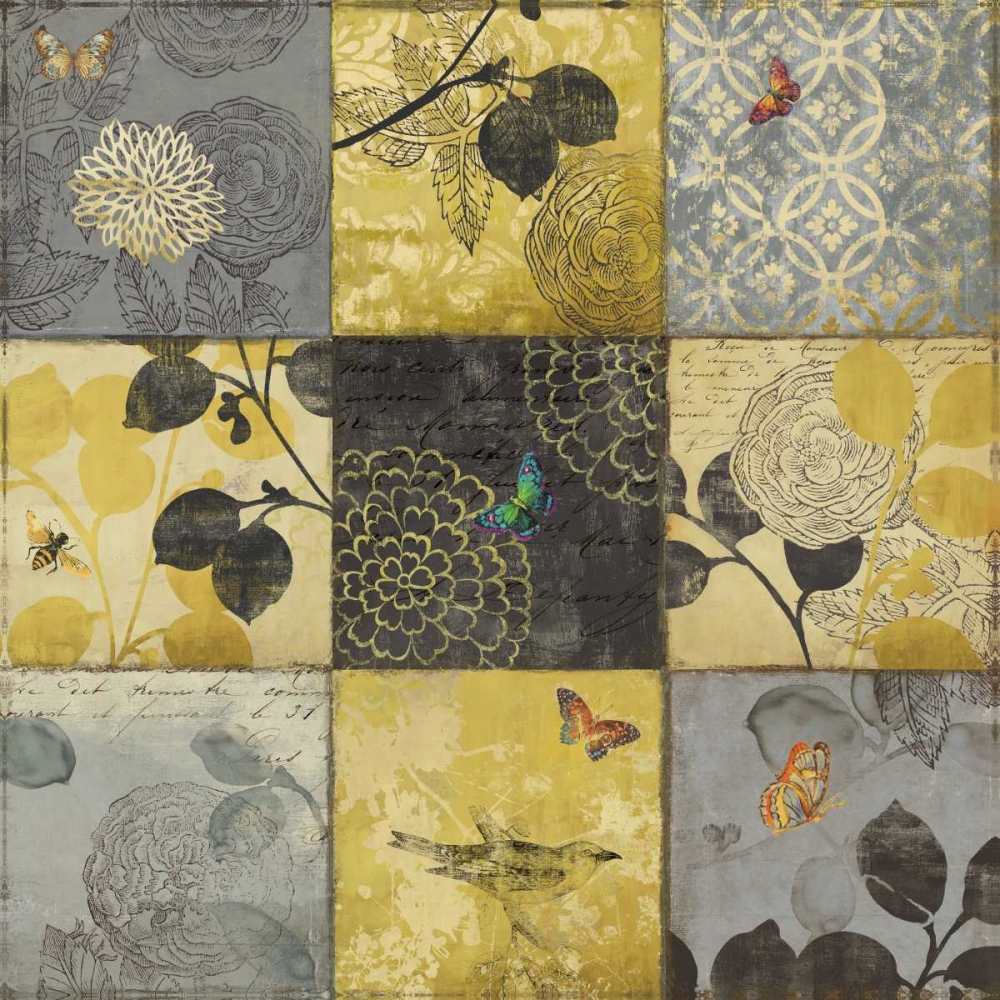 Golden Patchwork art print by Aimee Wilson for $57.95 CAD