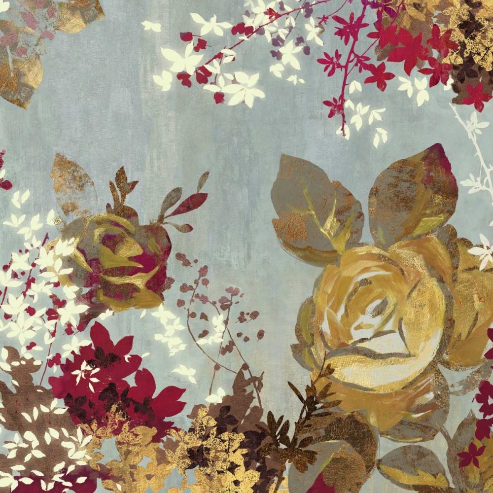 Golden Roses II art print by Aimee Wilson for $57.95 CAD