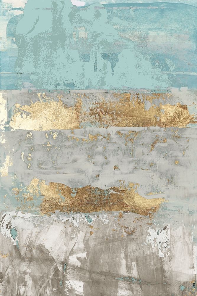 Blue Gold I art print by Cartissi  for $57.95 CAD