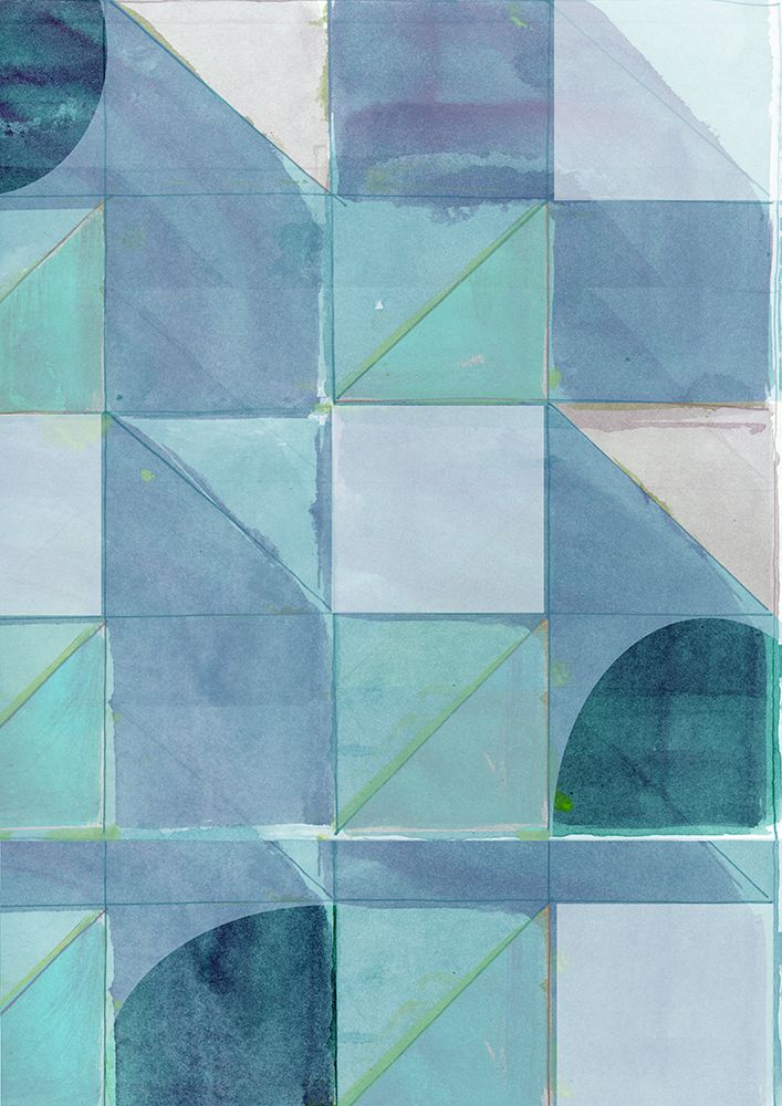 Azure Tiles II art print by Cartissi for $57.95 CAD