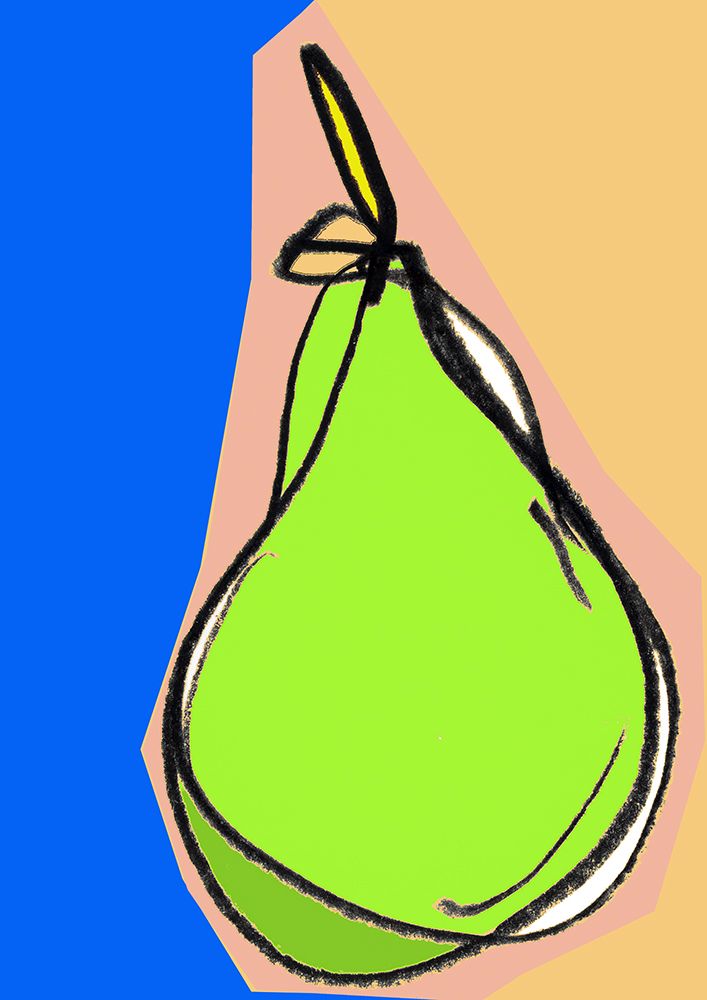 Stylish Fruit I art print by Cartissi for $57.95 CAD
