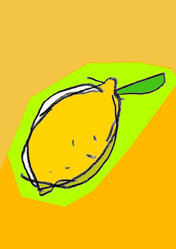 Stylish Fruit V art print by Cartissi for $57.95 CAD