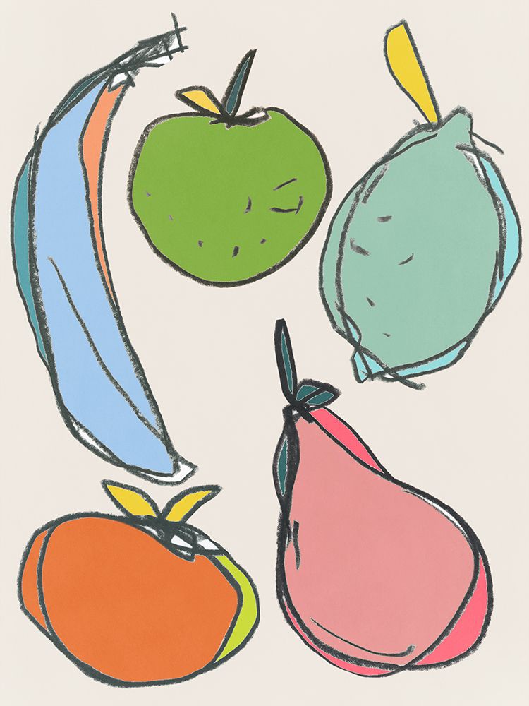Stylish Fruit Mix II art print by Cartissi for $57.95 CAD