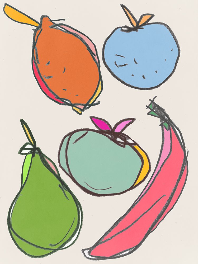 Stylish Fruit Mix III art print by Cartissi for $57.95 CAD
