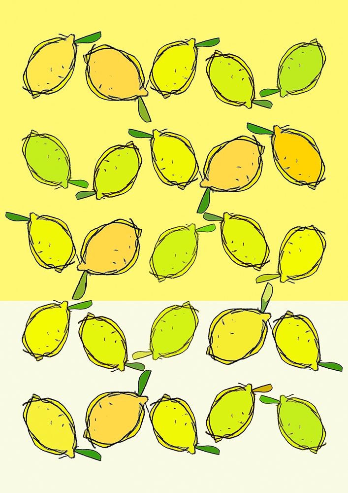 Fruit Contrast Mix II art print by Cartissi for $57.95 CAD