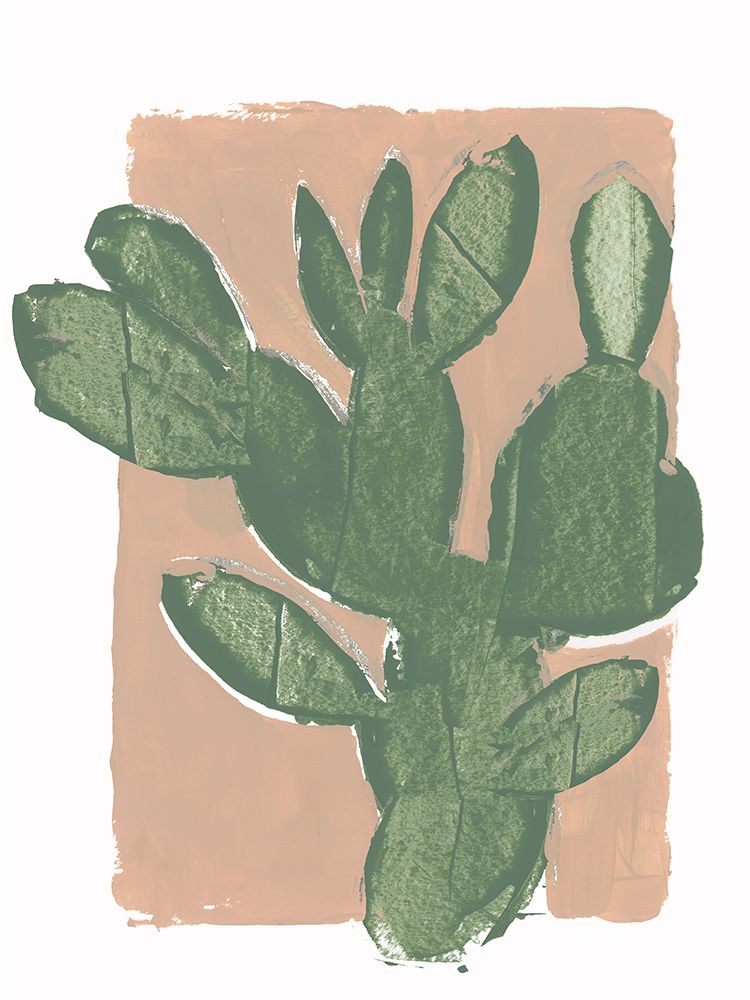 Pink Cactus II art print by Cartissi for $57.95 CAD