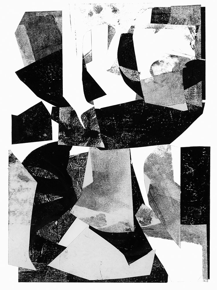 Jagged Black II art print by Cartissi for $57.95 CAD
