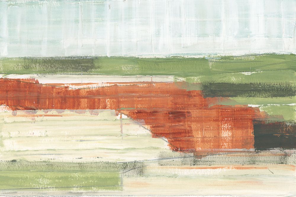 Orange Landscape I art print by Cartissi for $57.95 CAD