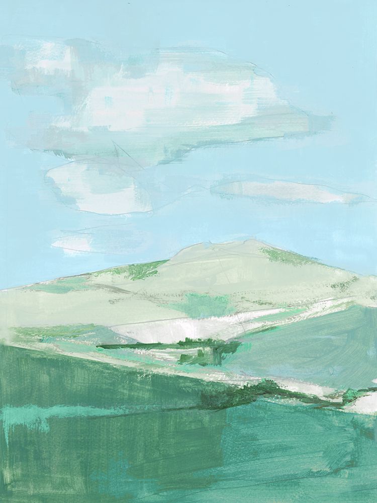 Fluffy Blue Clouds I art print by Cartissi for $57.95 CAD
