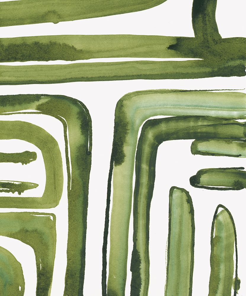 Green Labyrinth I art print by Cartissi for $57.95 CAD