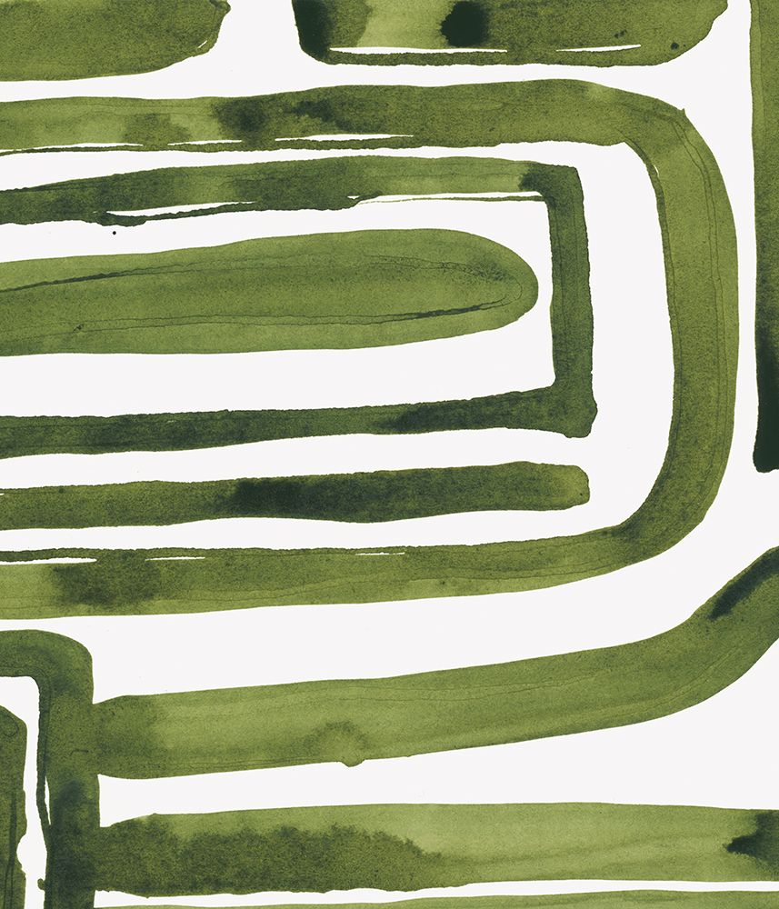 Green Labyrinth II art print by Cartissi for $57.95 CAD