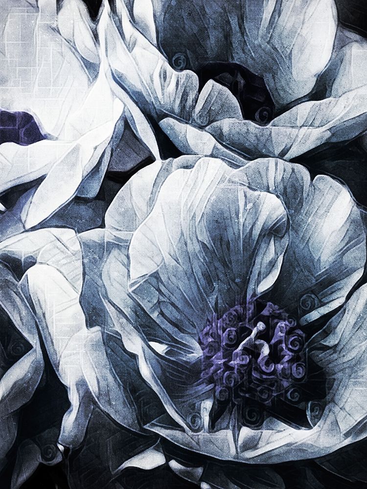 Peony Blue Petals II art print by Ashley Aldridge for $57.95 CAD