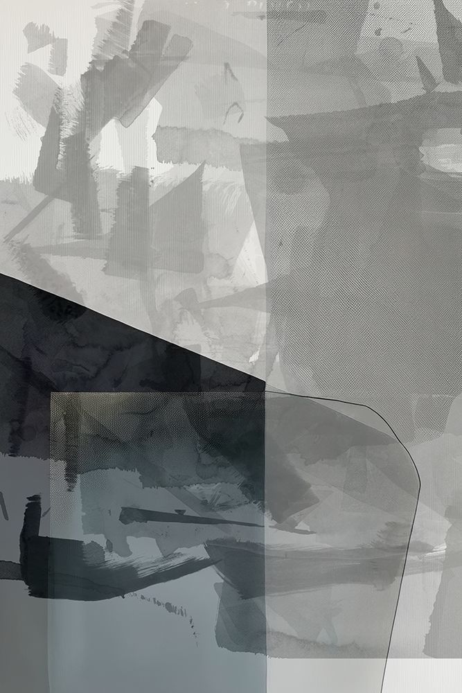 Abstract Monochrome Wash I art print by Cartissi for $57.95 CAD