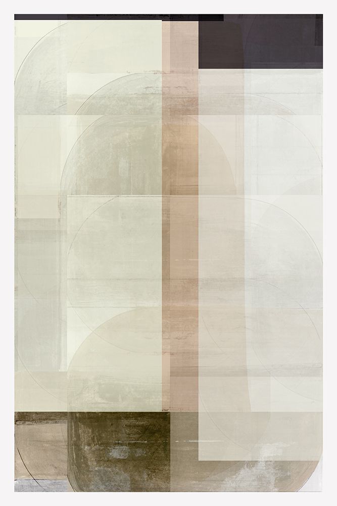 Soft Geometry of Translucent Layers II art print by Cartissi for $57.95 CAD