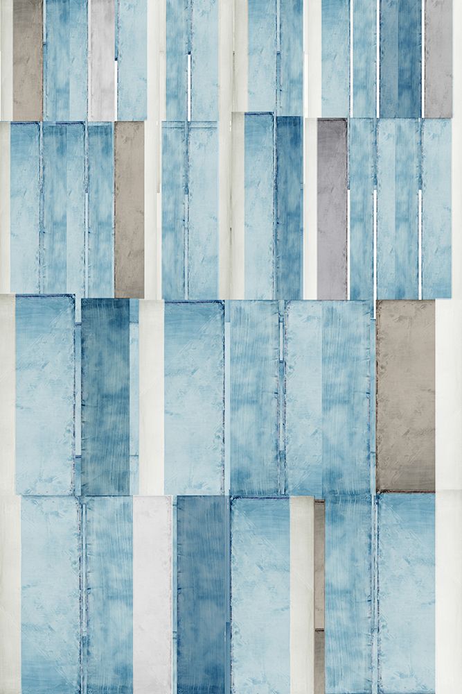 Structured Blues II art print by Cartissi for $57.95 CAD
