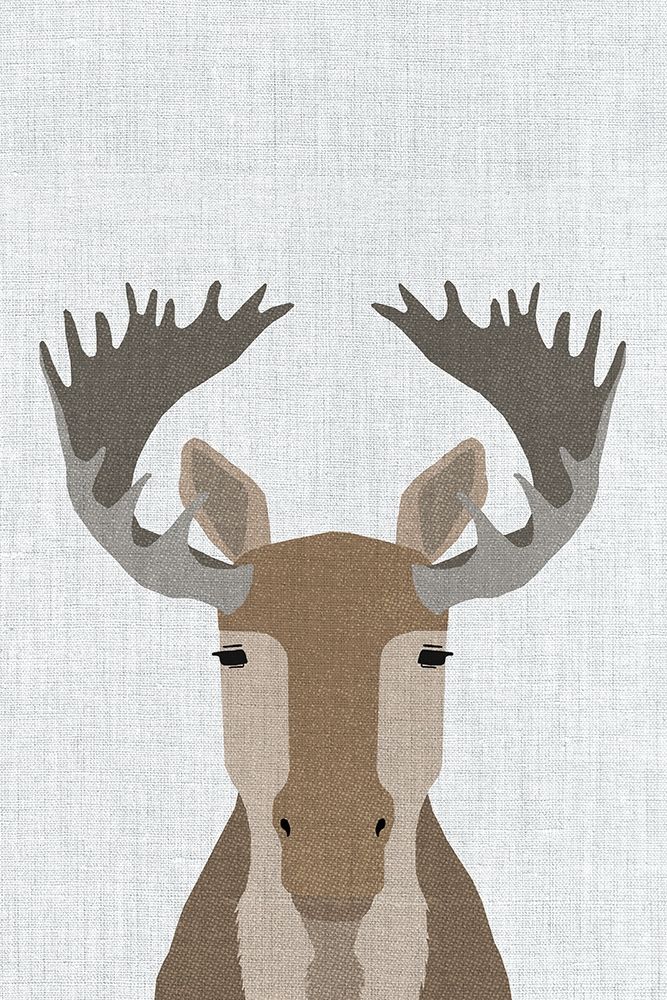 Moose art print by Annie Bailey Art for $57.95 CAD