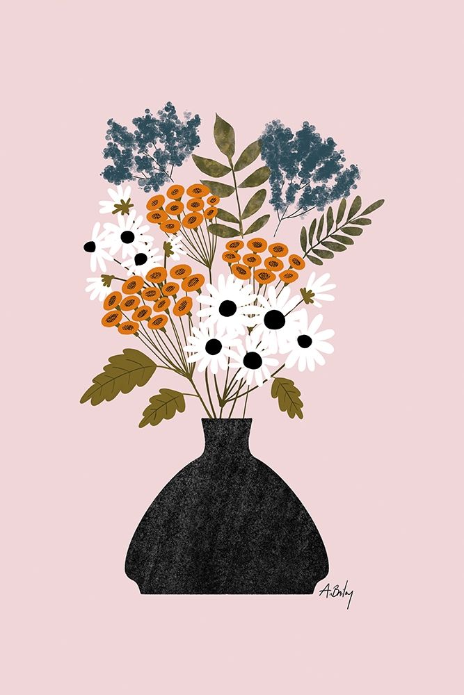 Summer Wildflowers art print by Annie Bailey Art for $57.95 CAD